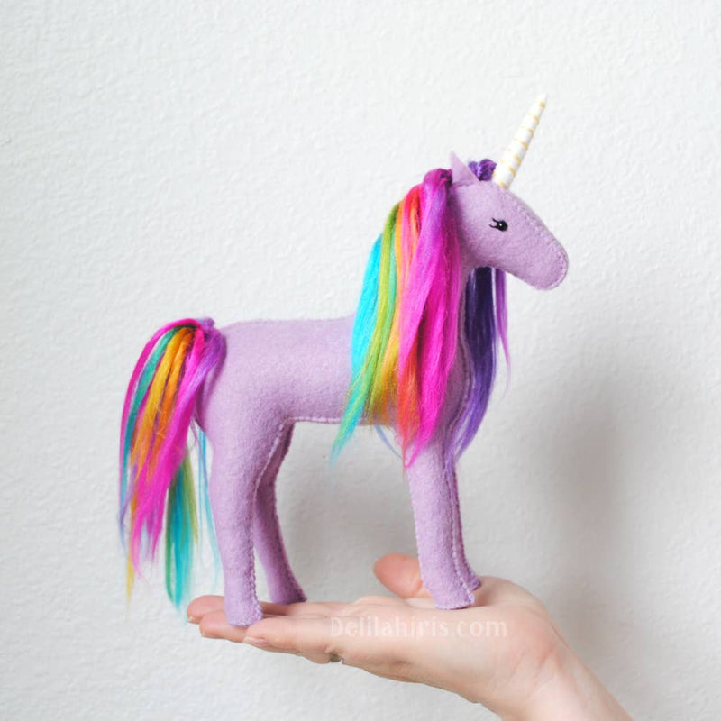 Unicorn Stuffed Animal Sewing Kit from DelilahIris Designs