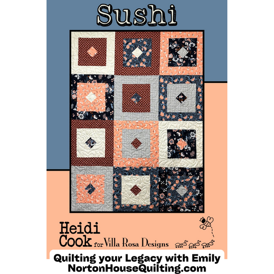 Sushi Quilt Pattern by Villa Rosa Designs