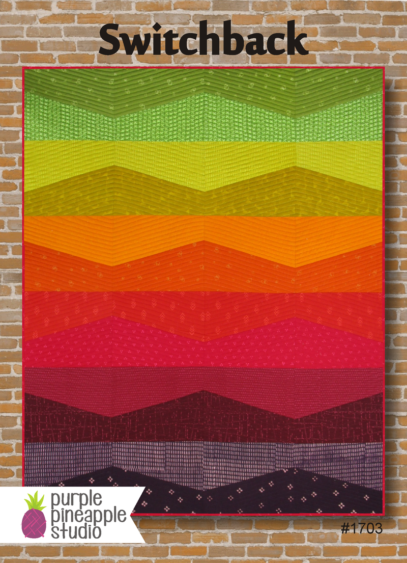 Switchback Quilt Pattern by Purple Pineapple Studio