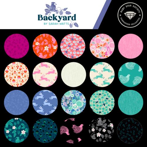 Fat Quarter Bundle of Backyard by Sarah Watts, Ruby Star Society