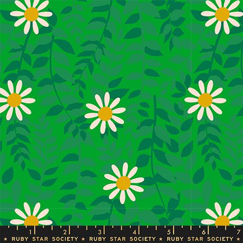 VERDANT, Daisies from Flowerland by Melody Miller for Ruby Star Society