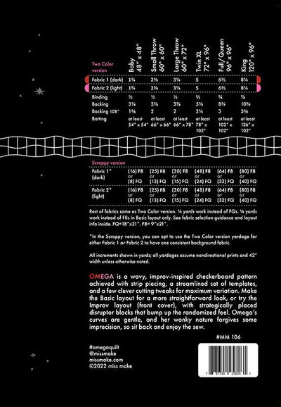 Omega Quilt Pattern from Miss Make