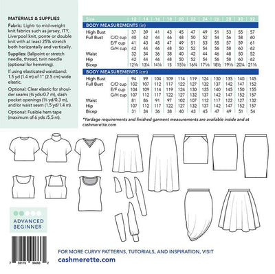 Grafton Dress, Top & Skirt Mix & Match Pack Pattern from Cashmerette