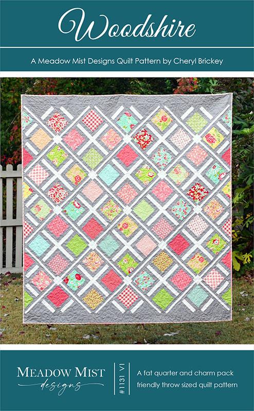 Woodshire a Quilt Pattern by Cheryl Brickey for Meadow Mist Designs