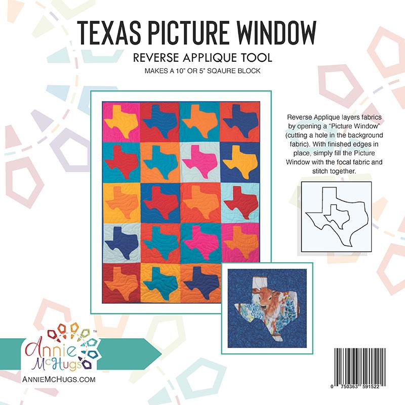 Picture Window Texas Appliqué Tool from Annie McHugs