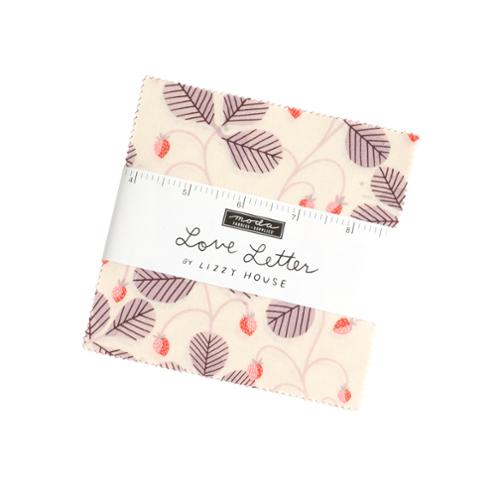 5" Charm Pack of Love Letter by Lizzy House for Moda Fabrics