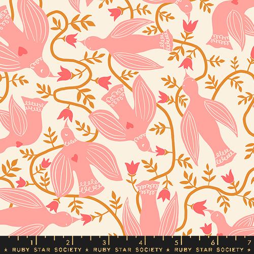 NATURAL Hummingbirds From Endpaper by Jen Hewett for Ruby Star Society