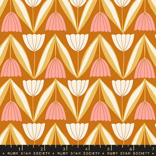 SADDLE Tulips From Endpaper by Jen Hewett for Ruby Star Society