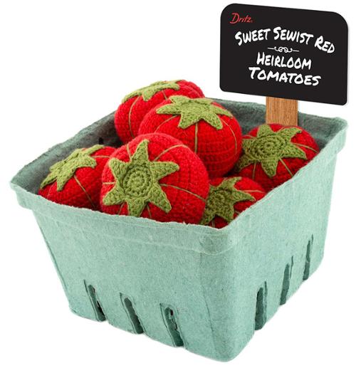 Sweet Sewist Red Heirloom Tomato Pincushion by Dritz