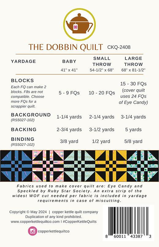 The Dobbin Quilt by Copper Kettle Quilt Company