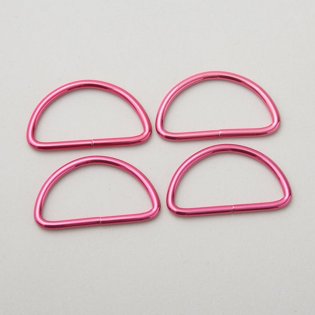 Set of 4 D-Rings Tula Pink for Sallie Tomato various sizes