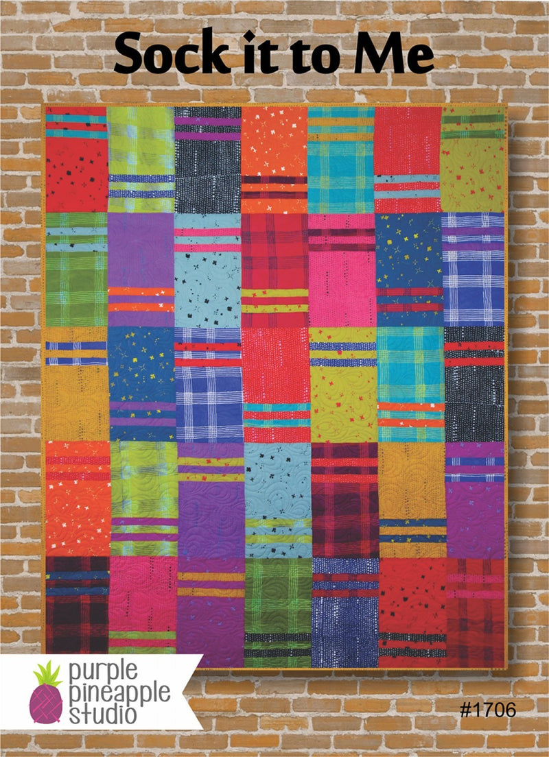 Sock it to Me Quilt Pattern by Purple Pineapple Studio