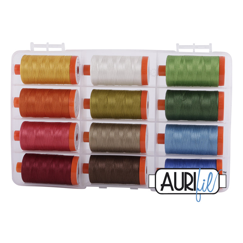 Aurifil 50wt Cotton Thread - 12ct Collections