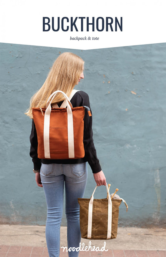 Buckthorn Backpack & Tote Pattern from Noodlehead Patterns