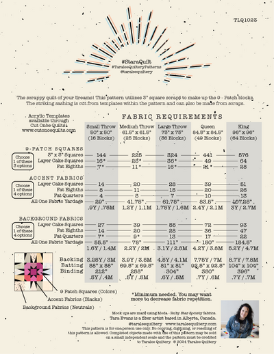 Stara Quilt Pattern by Taralee Quiltery