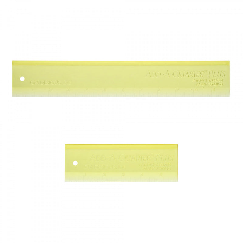 Add-A-Quarter Plus 6" & 12" Ruler Set from CM Design