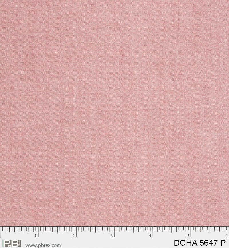 BLUSH Dreamweaver Chambray by P&B Textiles