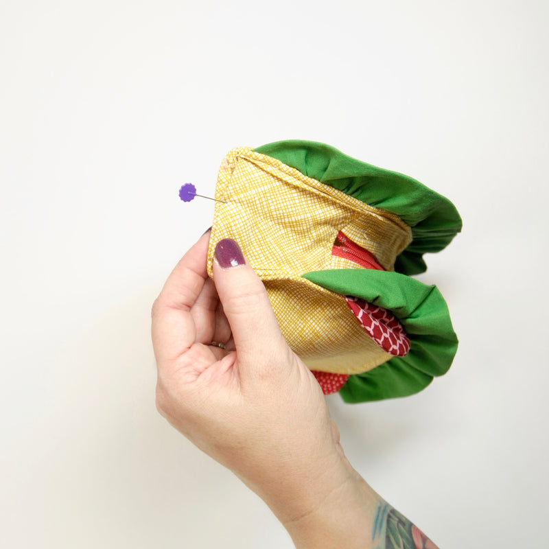 Taco Tuesday Zipper Clutch PDF Pattern