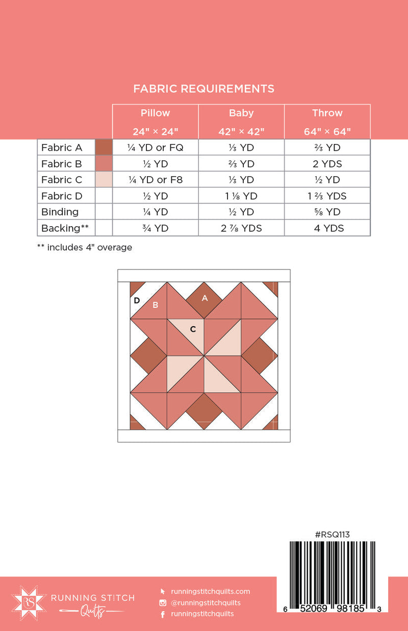 Evenflow Quilt Pattern from Running Stitch Quilts