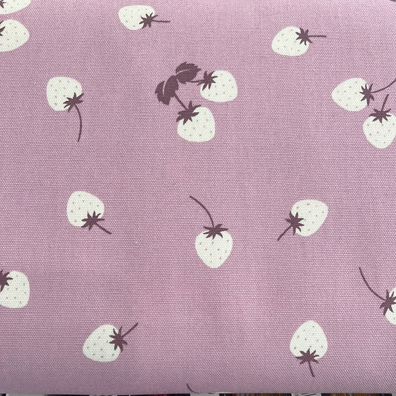 LAVENDER Berries by Maya Ootani Tip-Top Collection Oxford Cotton from Handworks Fabric Japan