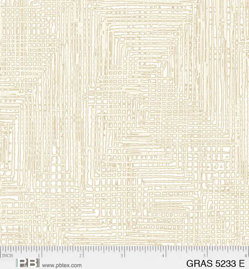 ECRU Grasscloth Grass Roots from P&B Textiles