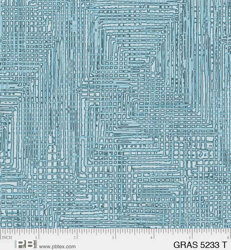 TEAL Grasscloth Grass Roots from P&B Textiles