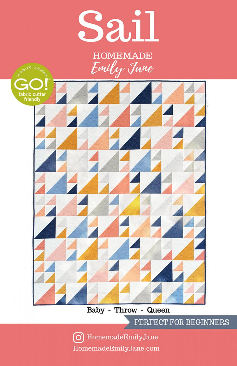 Sail Quilt Pattern by Homemade Emily Jane