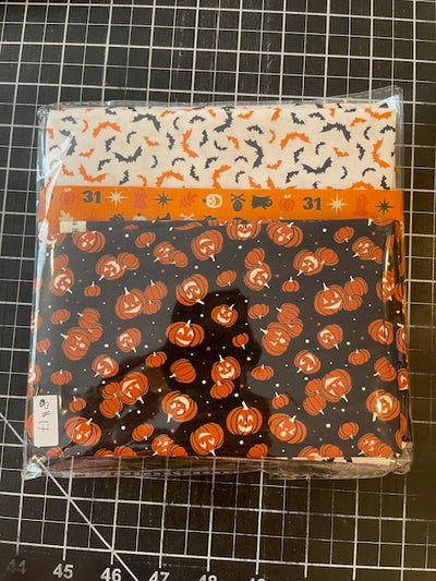 Halloween pillowcase kit, fabric and pattern included