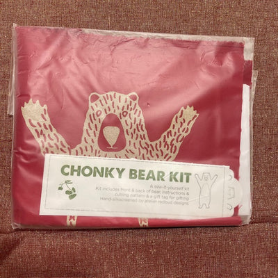 Chonky Bear Stuffed Animal Kit designed by Atelier Redbud