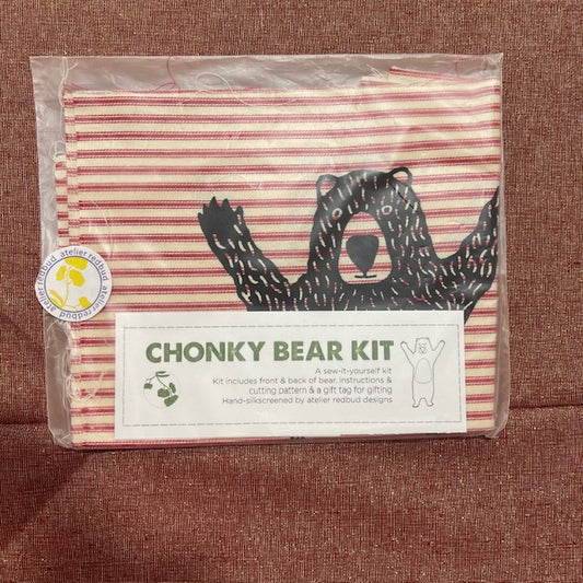 Chonky Bear Stuffed Animal Kit designed by Atelier Redbud