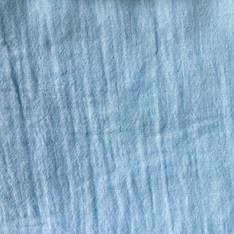 SKY BLUE, 100% Triple Washed Double Gauze Kokka