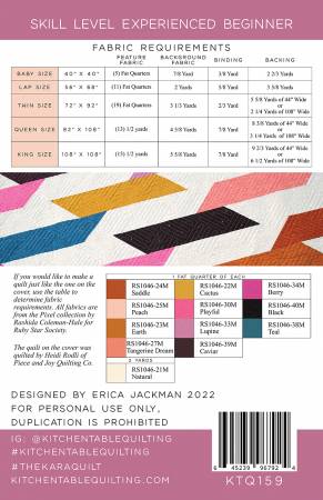 The Kara Quilt Pattern from Kitchen Table Quilting