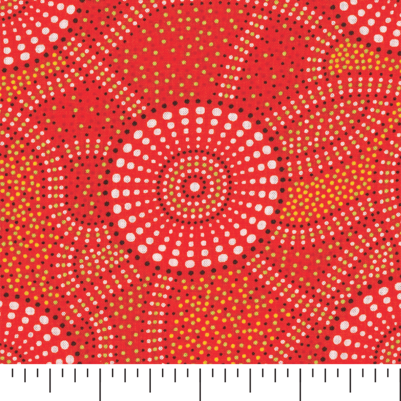 CORAL Kangaroo Path 2 Rayon by Roseanne Morton, M&S Textiles Australia