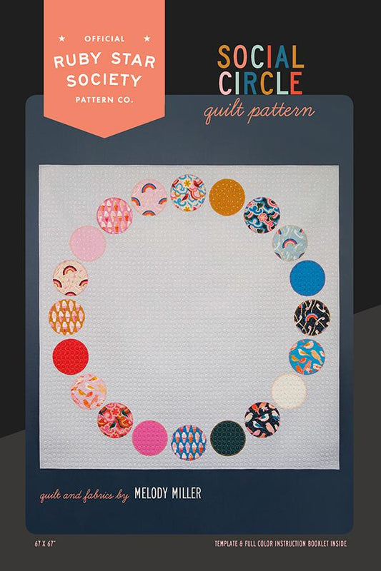 Social Circle Quilt Pattern from Melody Miller of Ruby Star Society