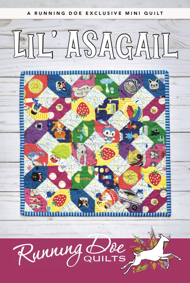 Lil Asagail Mini Quilt Pattern by Running Doe Quilts