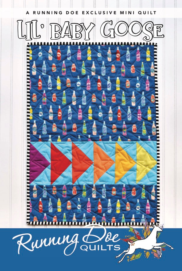 Lil Baby Goose Mini Quilt Pattern by Running Doe Quilts