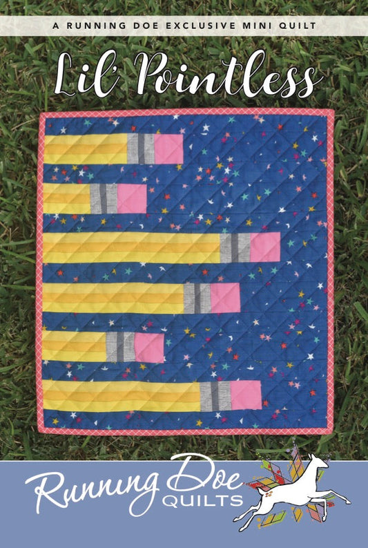 Lil Pointless Quilt Pattern by Running Doe Quilts