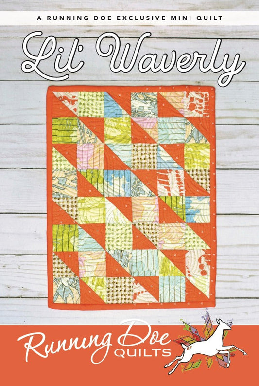 Lil Waverly Mini Quilt Pattern by Running Doe Quilts