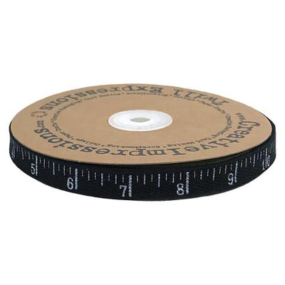 Tape Measure Twill Ribbon