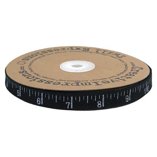 Tape Measure Twill Ribbon