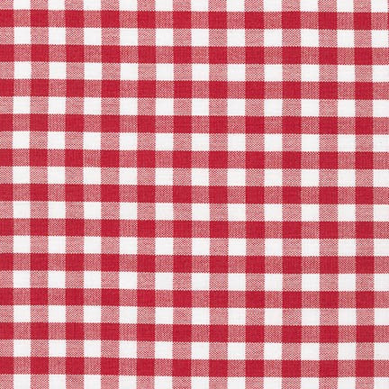 CRIMSON Carolina Gingham 1/4" by Robert Kaufman