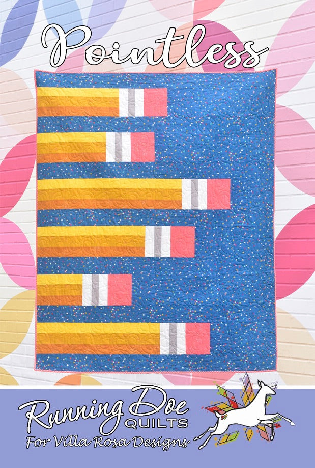 Pointless Quilt Pattern by Running Doe Quilts for Villa Rosa Designs