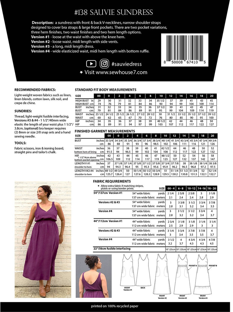 Sauvie Sundress Pattern from Sew House Seven