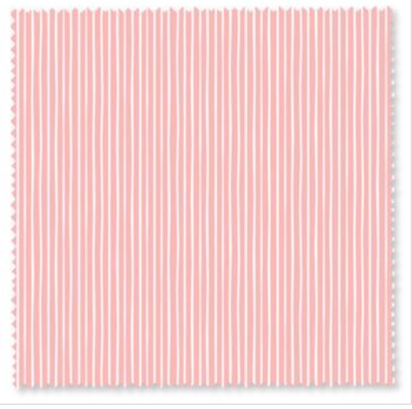 SOFT PINK Rows, Felicity Basics by Felicity Fabrics