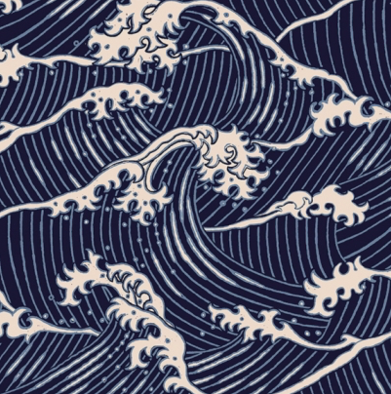 INDIGO The Great Wave, Indigo West From Alexander Henry