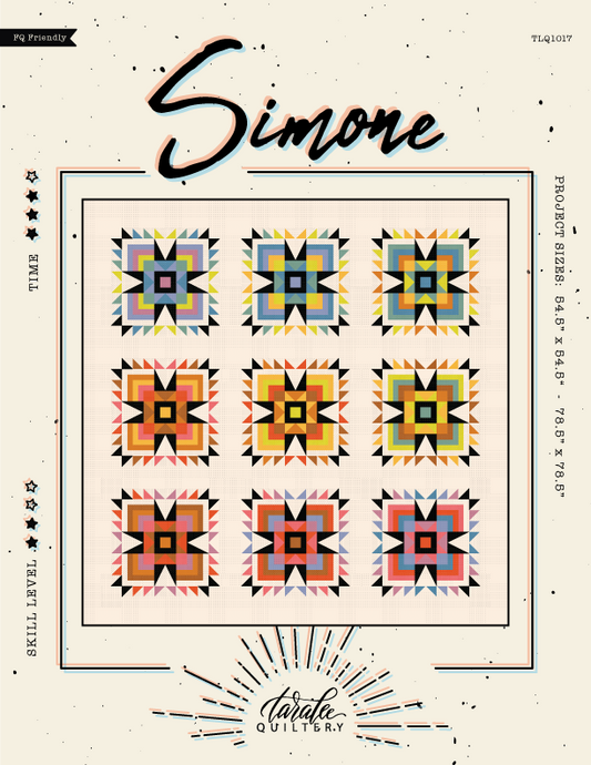 Simone Quilt Pattern by Taralee Quiltery