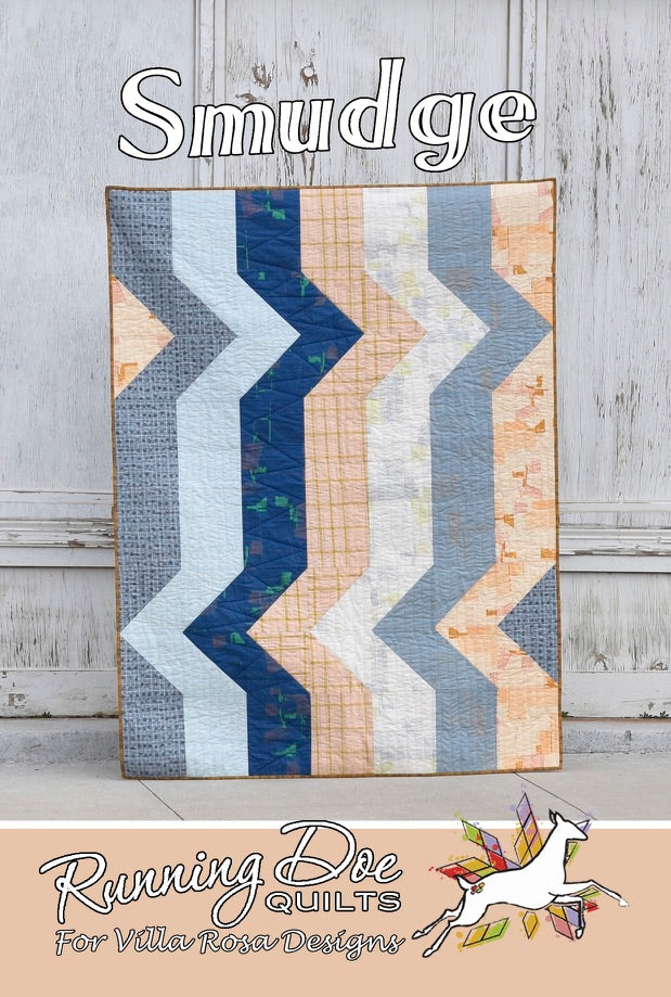 Smudge Quilt Pattern by Running Doe Quilts for Villa Rosa Designs