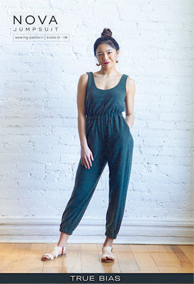 Nova Knit Jumpsuit Pattern from True Bias