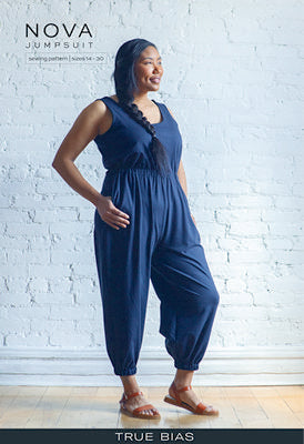 Nova Knit Jumpsuit Pattern from True Bias