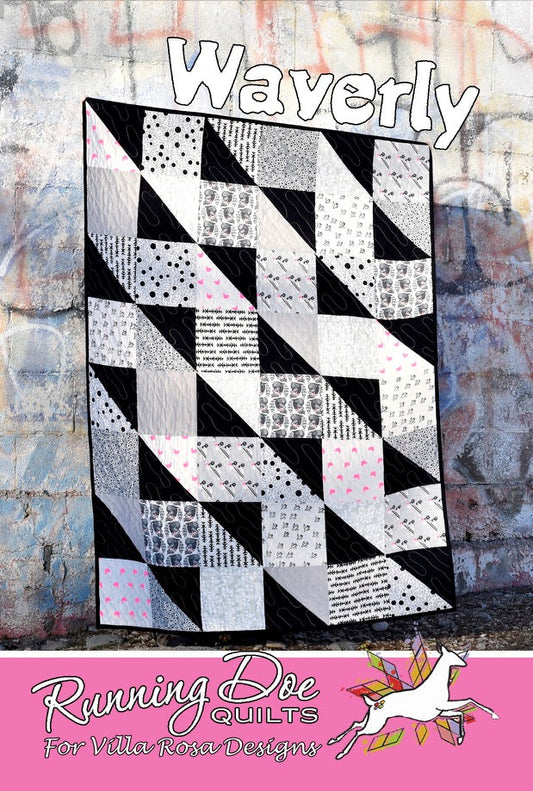 Waverly Quilt Pattern by Running Doe Quilts for Villa Rosa Designs